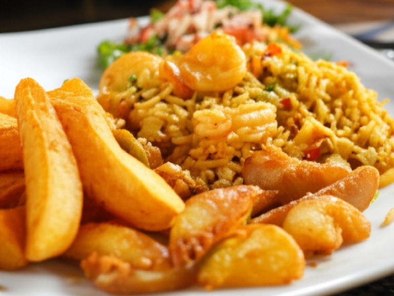 Arroz con camarones-Upala