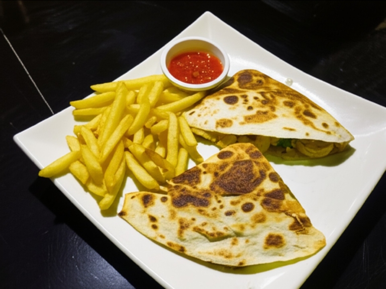 Quesadilla camarones-Upala